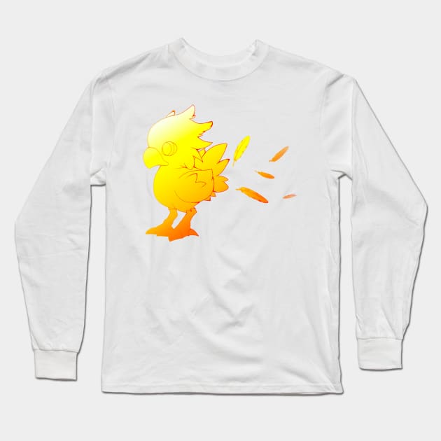 Chocobo Long Sleeve T-Shirt by Zeroomega